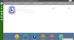 Desktop Screenshot of cheyennecity.org